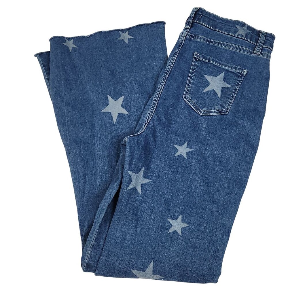 Written in the Stars Flared High Waist Denim Jeans Nasty Gal Women Size 6